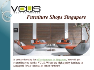 High Quality Office Furniture Suppliers in Singapore