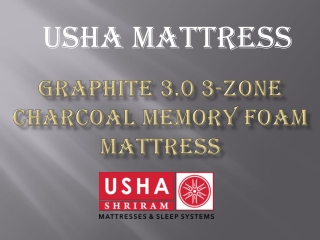 Graphite 3.0 3-Zone Charcoal Memory Foam Mattress