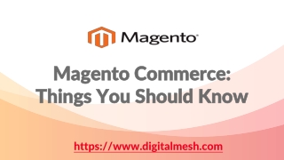 Magento Commerce Things You Should Know
