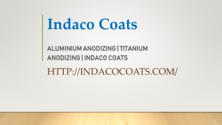 What is hard anodizing and semi hard anodizing  -   PPT