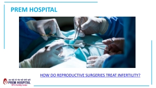 How do reproductive Surgeries Treat Infertility?