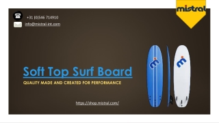 Mistral - Soft Top Surf Board