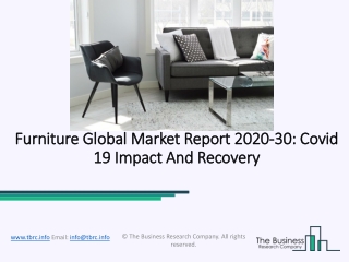 Furniture Market, Industry Trends, Revenue Growth, Key Players Till 2030