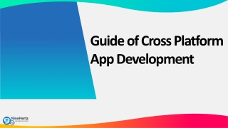 Cross Platform App Development 2020