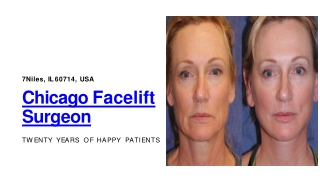Minimally Invasive Surgery at Chicago Facelift Surgery by DR. SAM SPERON