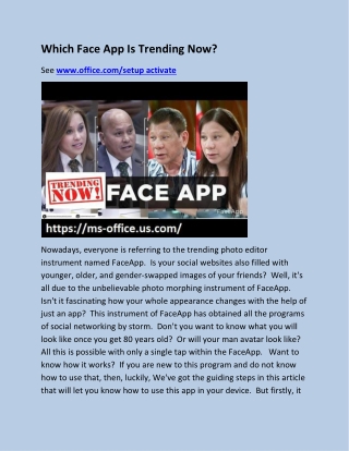 Which Face App Is Trending Now