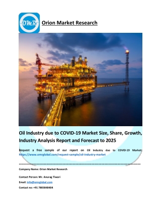Oil Industry due to COVID-19 Market