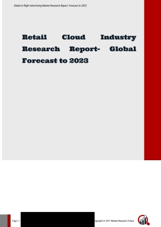 Retail Cloud Industry Research Report- Global Forecast to 2023