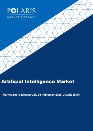 Artificial Intelligence Market to Reach $54 Billion by 2026 | CAGR: 55.9%