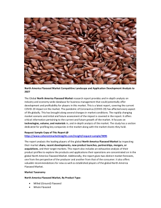 North America Flaxseed Market