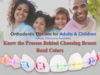 Know the Process Behind Choosing Braces Band Colors