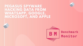 Pegasus Spyware Hacking Data from Whatsapp, Google, Microsoft, and Apple