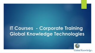 IT Courses with Certification - Global Knowledge Technologies