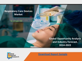 Respiratory Care Devices Market to Incur Steady Growth by 2026