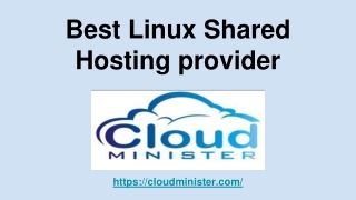 Best Linux Shared Hosting provider