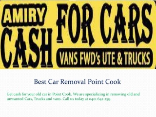 Best Car Removal Point Cook