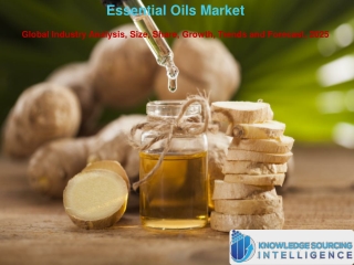 Essential Oils Market Research Analysis By Knowledge Sourcing Intelligence