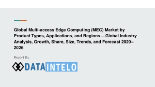 Multi-access Edge Computing (MEC) Market