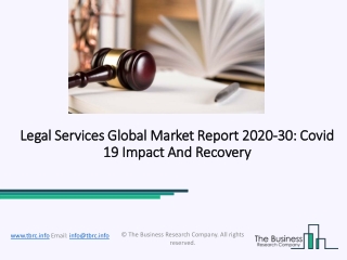 Legal Services Global Market Report 2020-30: Covid 19 Impact And Recovery