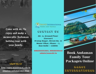 Book Andaman Family Tour Packages Online