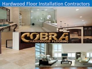 Hardwood Floor Installation Contractors