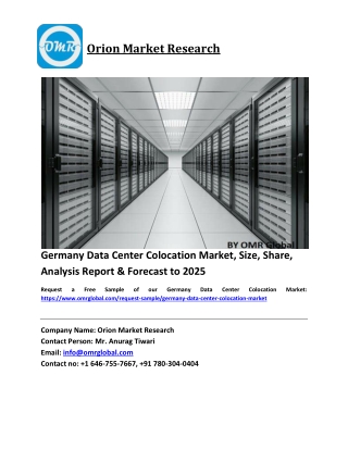 Germany Data Center Colocation Market Size, Industry Trends, Share and Forecast 2019-2025