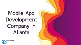 Mobile App Development Company in Atlanta