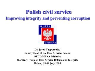 Polish civil service Improving integrity and preventing corruption