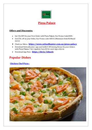 Pizza Palace Marion Road Mitchell Park, SA - 5% Off