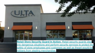 Security Guard Helps Recover Stolen Merchandise After Cosmetic Store Robbery