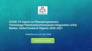 COVID-19 Impact on Pharmacogenomics Technology/Theranostics/Companion Diagnostics (CDx) Market, Global Research Reports
