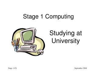 Stage 1 Computing