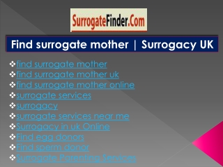 surrogate services