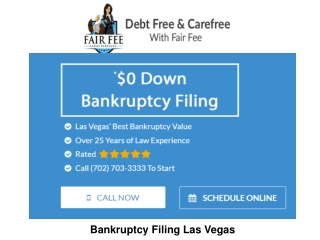 Las Vegas Bankruptcy Filing