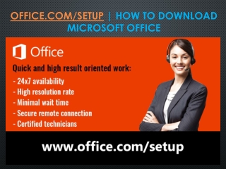 office.com/setup | How to Download Microsoft Office