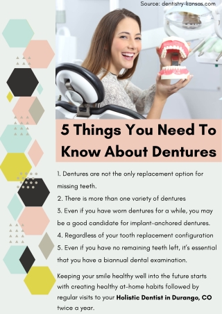 5 Things You Need To Know About Dentures