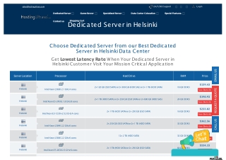 Helsinki Dedicated Server