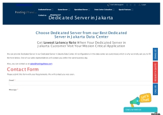 Jakarta Dedicated Server