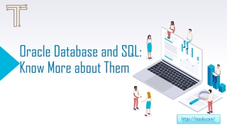 Oracle Database and SQL: Know More about Them