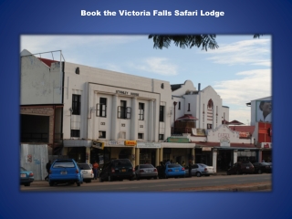 Book the Victoria Falls Safari Lodge