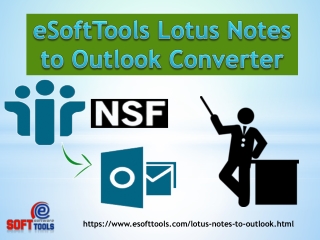 Lotus Notes to Outlook converter