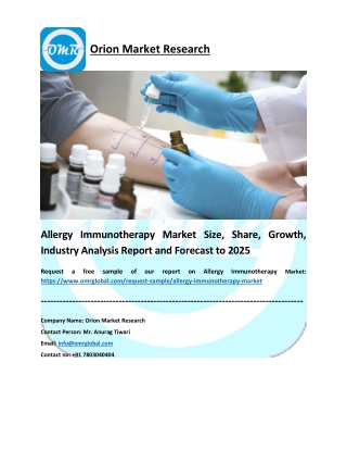 Allergy Immunotherapy Market