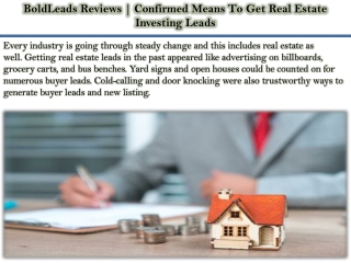 BoldLeads Reviews | Confirmed Means To Get Real Estate Investing Leads