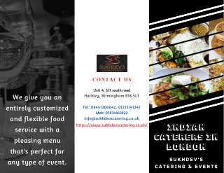 Know Your Indian Caterers In London