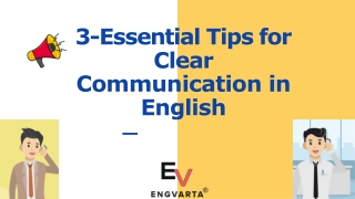 3-Essential Tips for Clear Communication in English