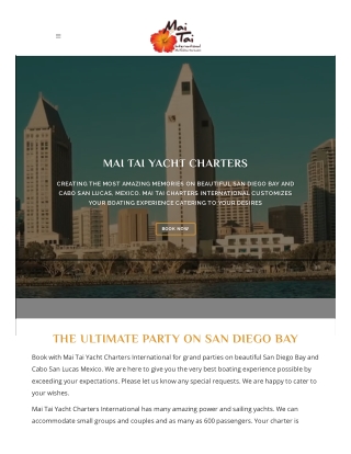 Hire the Luxury Party Boat Rental in San Diego