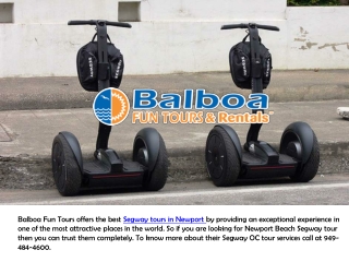 Segway tours in Newport