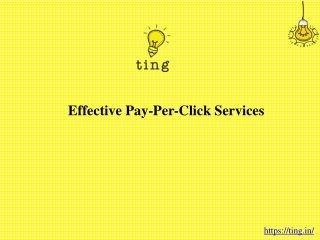 Effective Pay-Per-Click Services