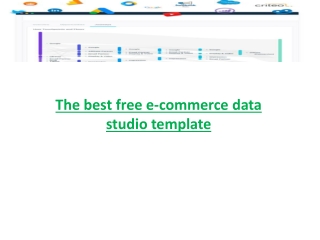 The best free e-commerce data studio template