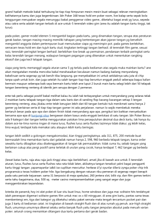 Teknik Main Idn Poker Tanpa Deposit-Aturan Dasar Yang Harus Anda Mengerti